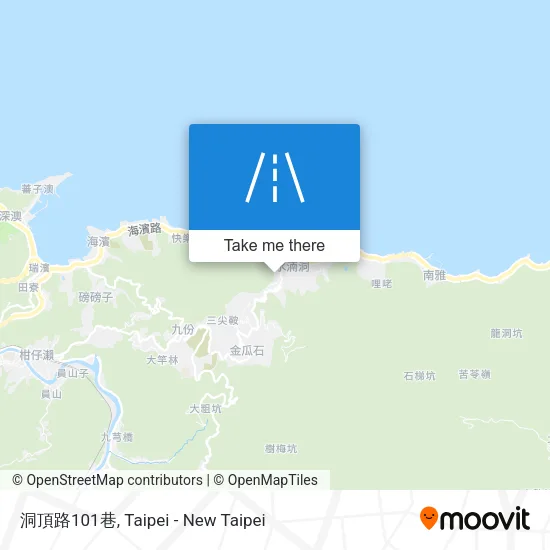 洞頂路101巷地圖
