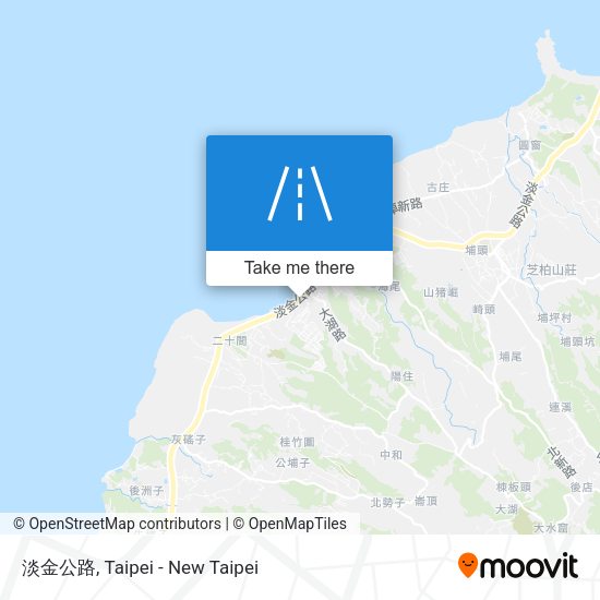 淡金公路 map