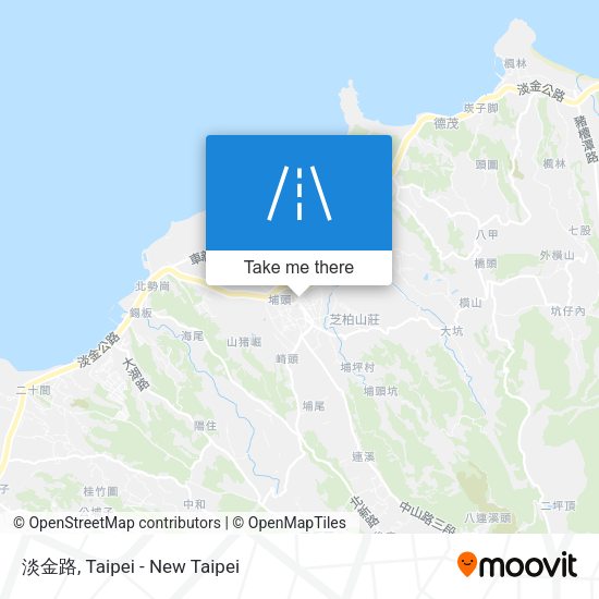 淡金路 map