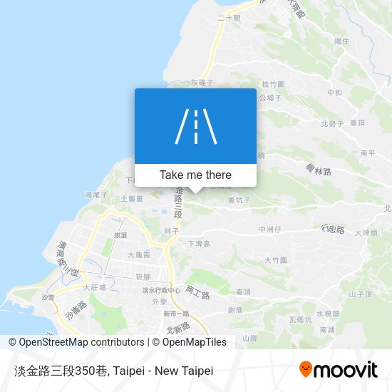 淡金路三段350巷地圖