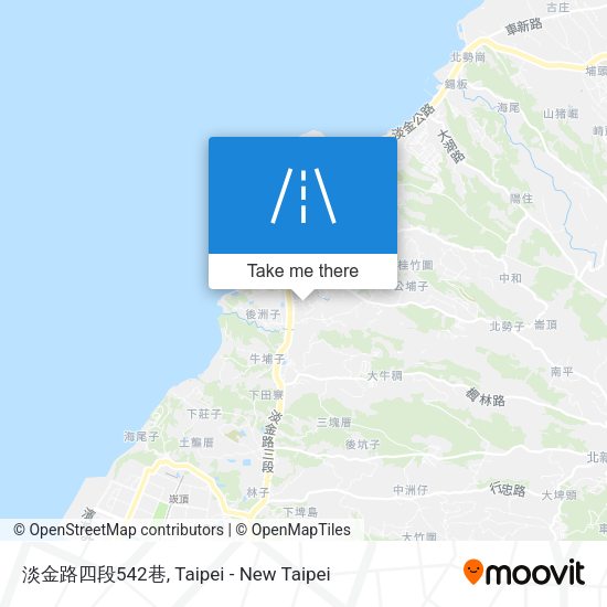 淡金路四段542巷地圖