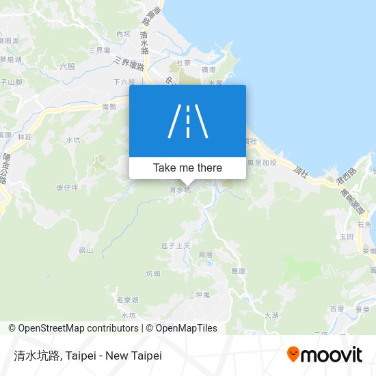 清水坑路地圖
