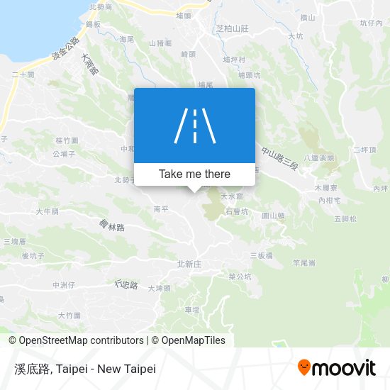 溪底路地圖