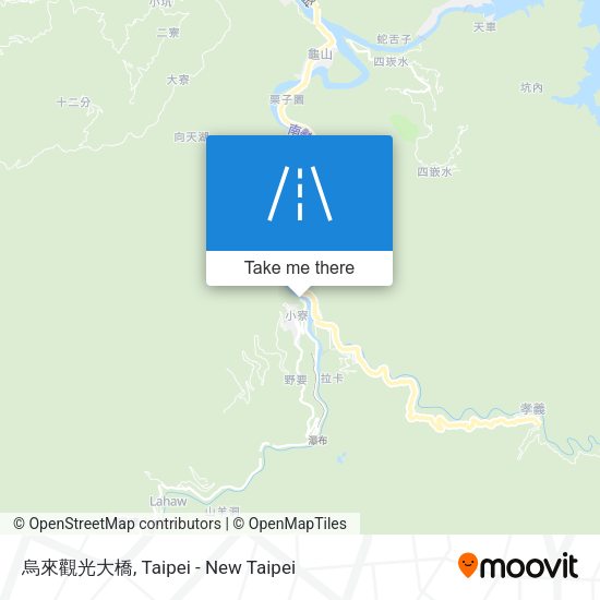 烏來觀光大橋 map