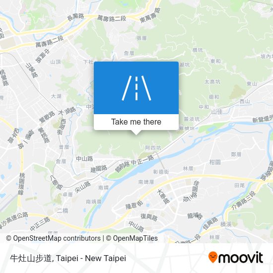 牛灶山步道地圖