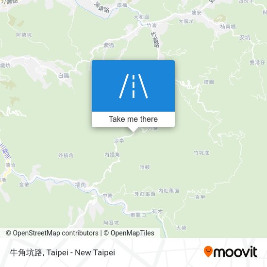 牛角坑路地圖