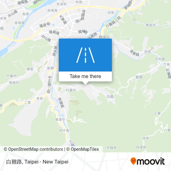 白雞路 map