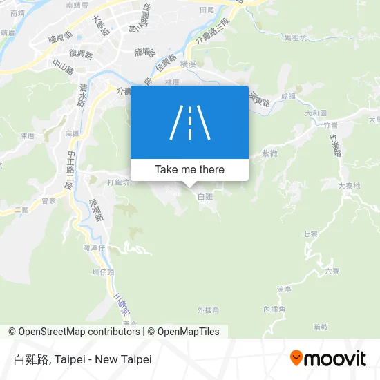 白雞路 map