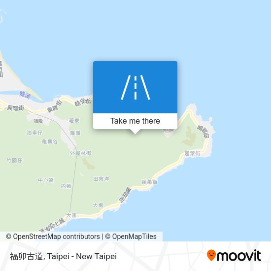 福卯古道地圖