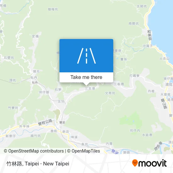 竹林路 map