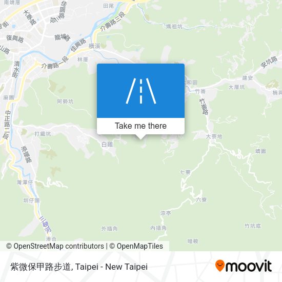 紫微保甲路步道 map