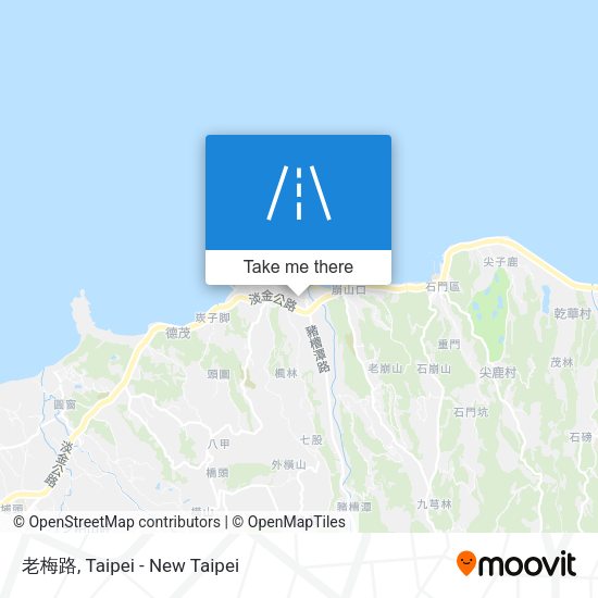 老梅路 map