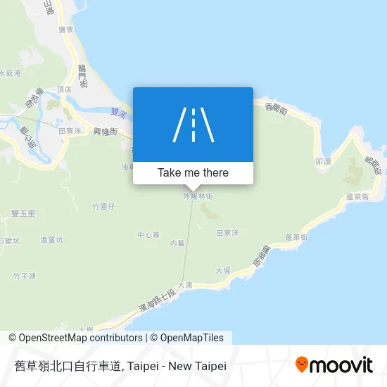 舊草嶺北口自行車道 map