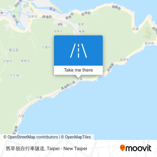 舊草嶺自行車隧道地圖