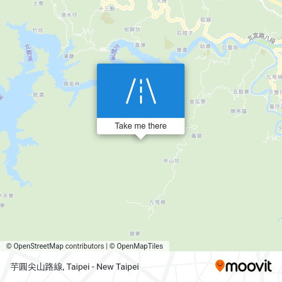 芋圓尖山路線地圖