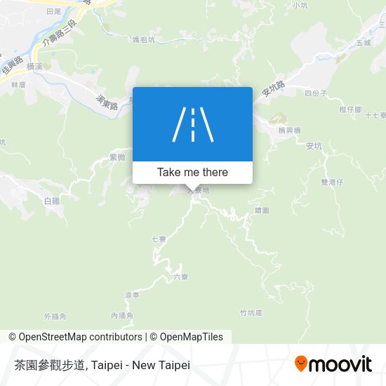 茶園參觀步道 map