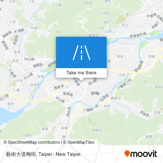 藝術大道梅街 map