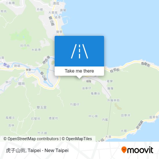 虎子山街地圖