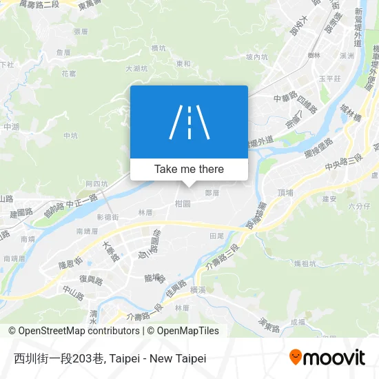 西圳街一段203巷地圖