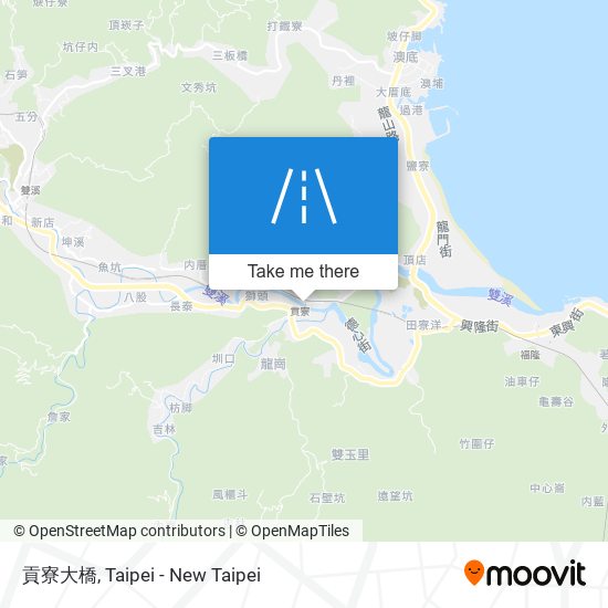 貢寮大橋 map