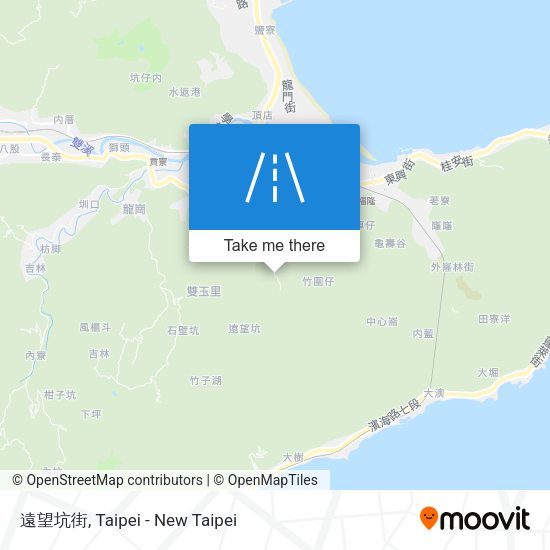 遠望坑街地圖