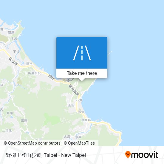 野柳里登山步道 map