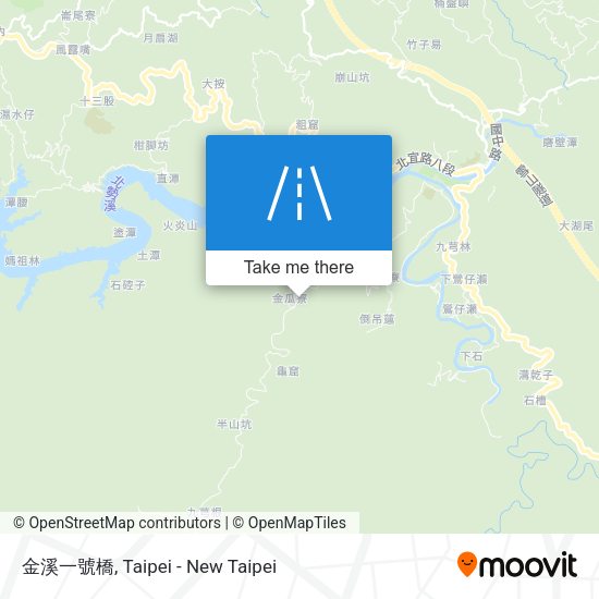 金溪一號橋 map