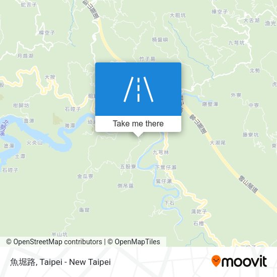 魚堀路地圖