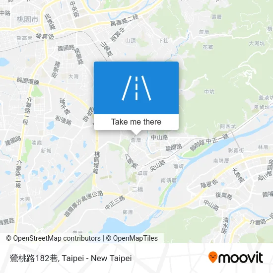 鶯桃路182巷 map