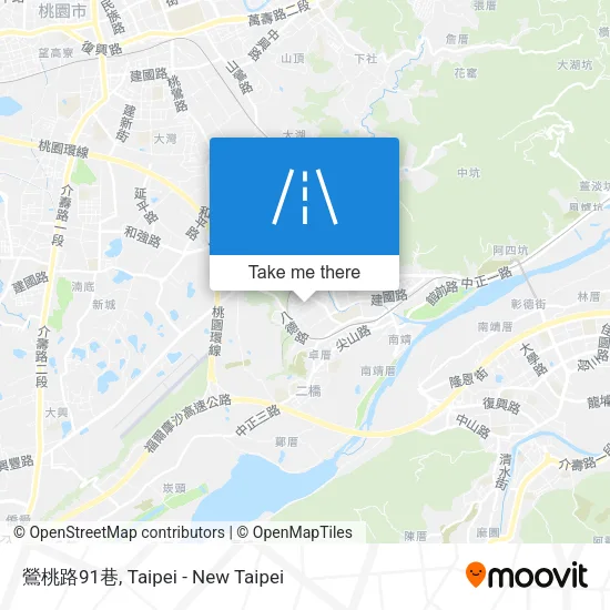 鶯桃路91巷 map