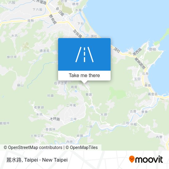 麗水路 map