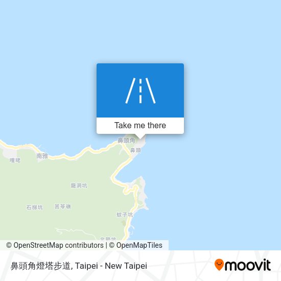 鼻頭角燈塔步道 map