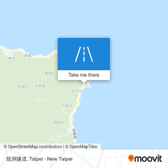 龍洞隧道 map