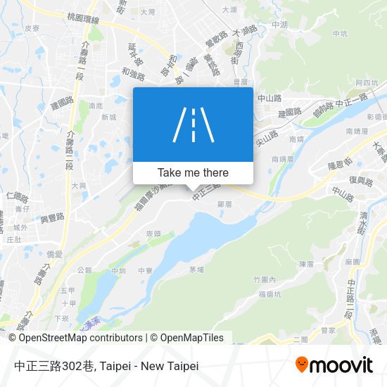 中正三路302巷地圖