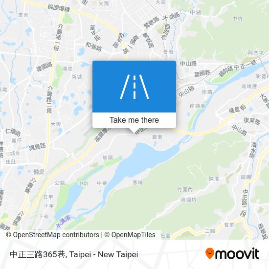 中正三路365巷地圖