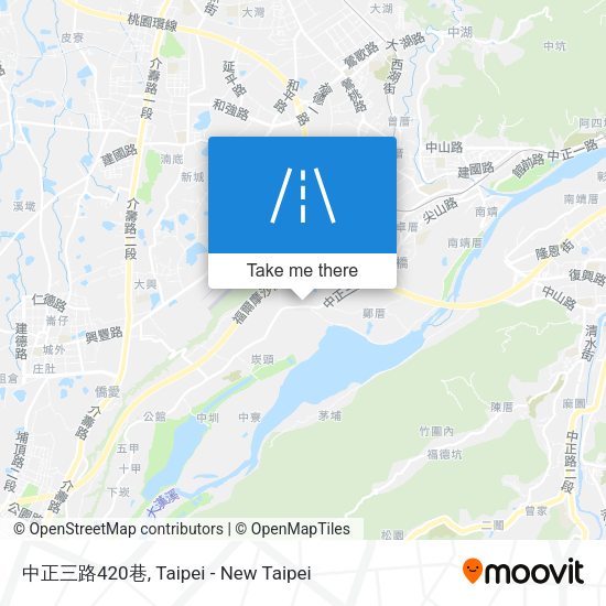 中正三路420巷地圖