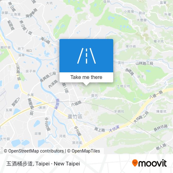 五酒桶步道 map