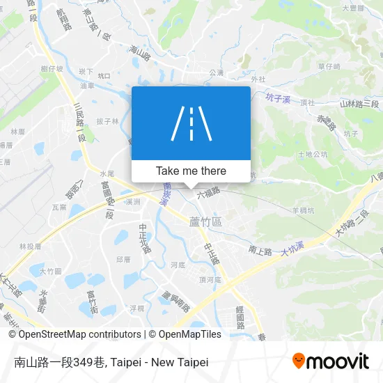 南山路一段349巷地圖