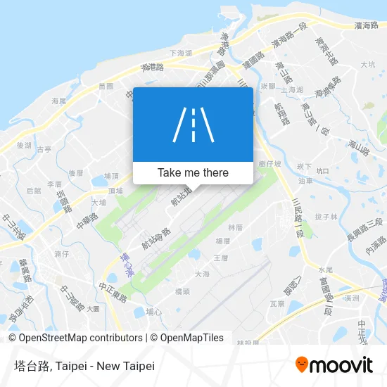 塔台路 map