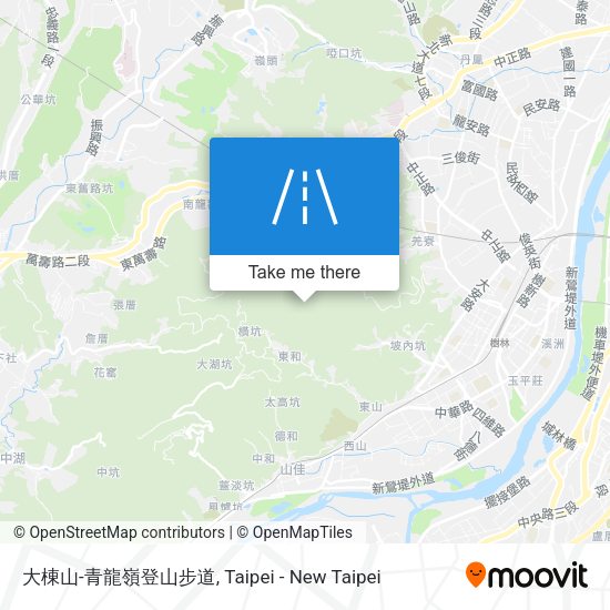 大棟山-青龍嶺登山步道 map