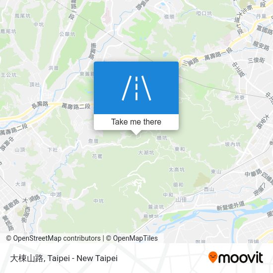大棟山路地圖