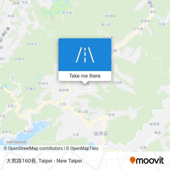 大窩路160巷 map