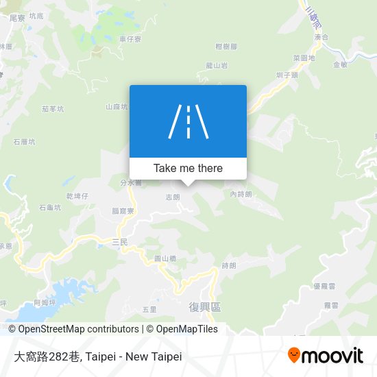 大窩路282巷地圖