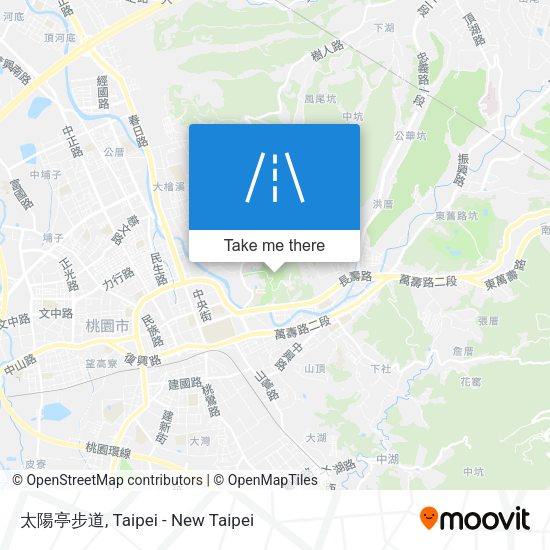 太陽亭步道 map