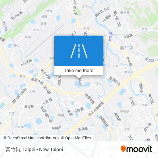 富竹街 map