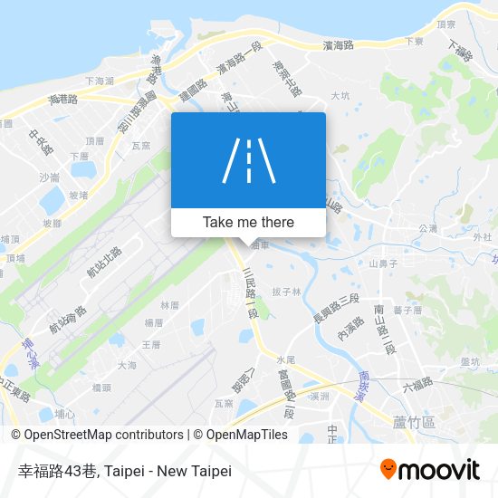幸福路43巷 map