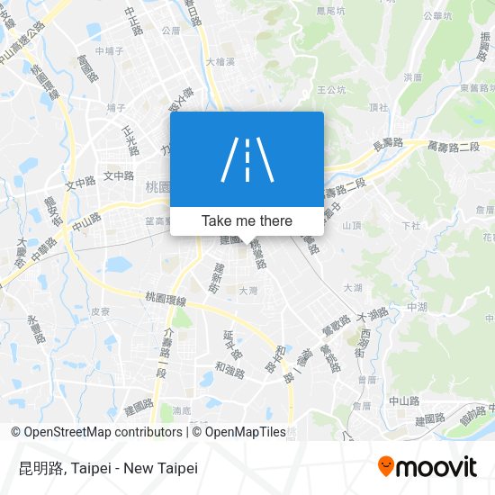 昆明路 map