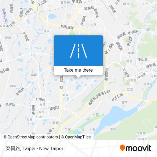 榮興路 map