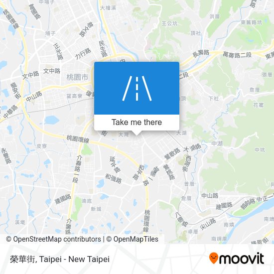 榮華街 map