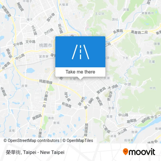 榮華街 map